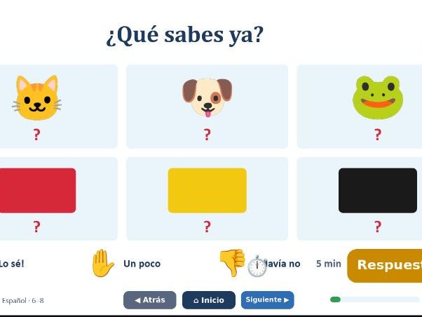 Los colores y los animales
