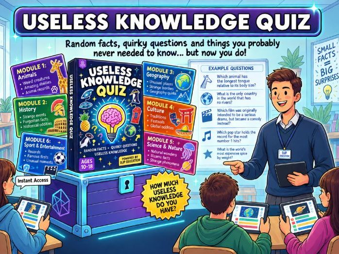 Useless Knowledge Quiz - Weird & Wonderful General Knowledge