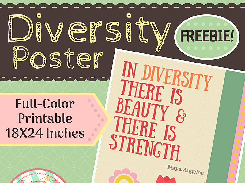 Diversity Poster-- FREEBIE!