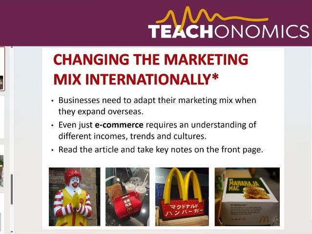 4. Globalisation and Business - Topic 2.1 - Edexcel GCSE Business - Theme 2