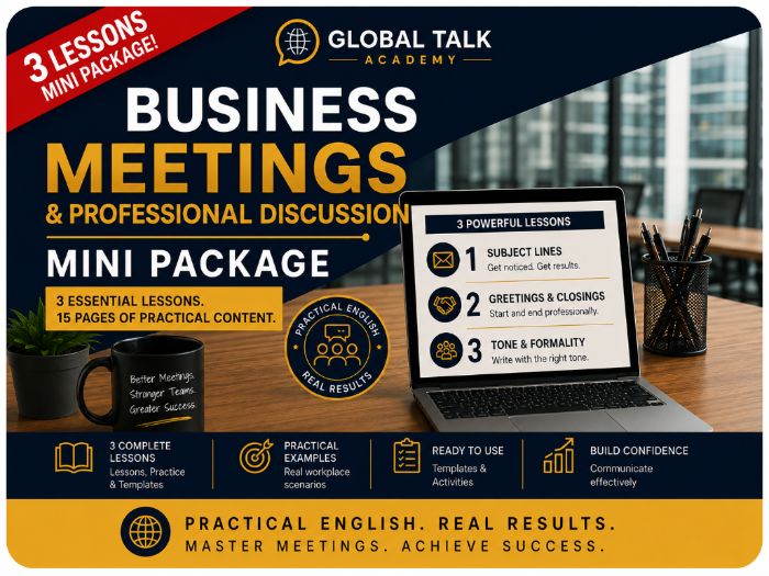 Business Meetings Mini Pack | Business English