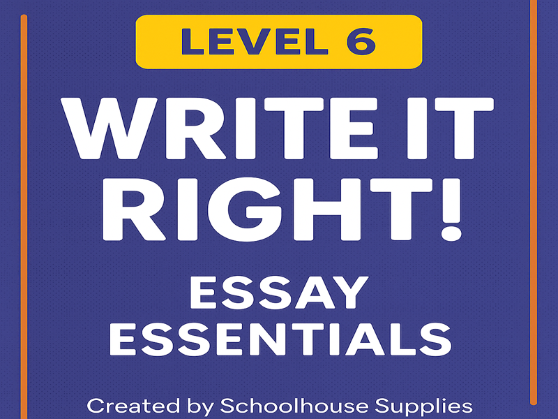 Write It Right! – Level 6: Essay Essentials