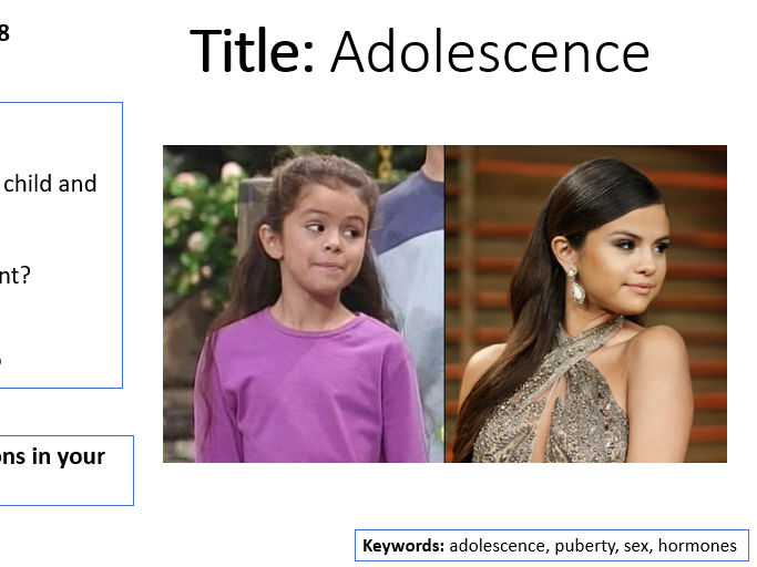 AQA Activate 1 10.4 Adolescence