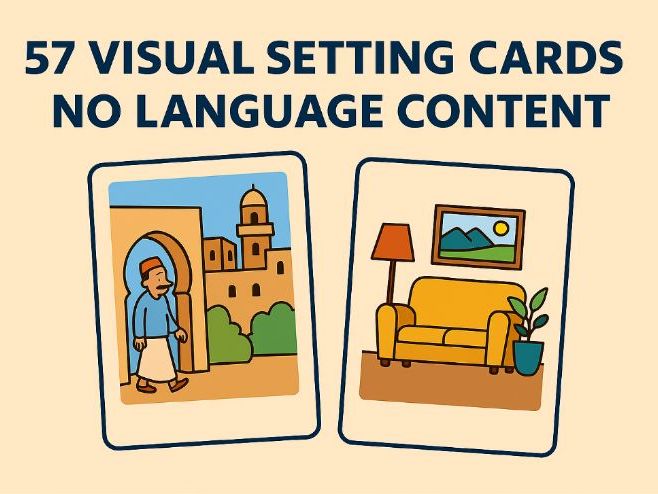 57 Visual Setting Cards – No Language Content
