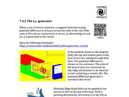 The a.c. generator