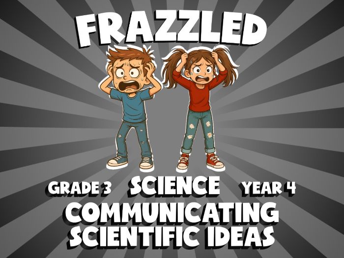 Communicating Scientific Ideas FRAZZLED Science Game | No-Prep Year 4 Review Activity