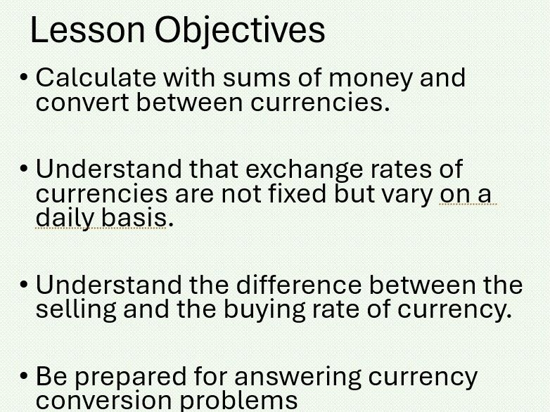 Currency Conversions. Maths Functional Skills L2 GCSE Full Lesson