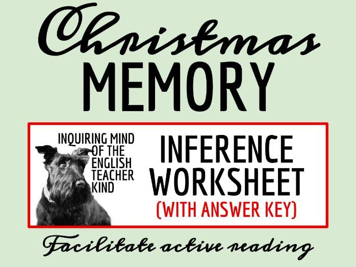 "A Christmas Memory" by Truman Capote Literary Analysis Worksheet | Short Story