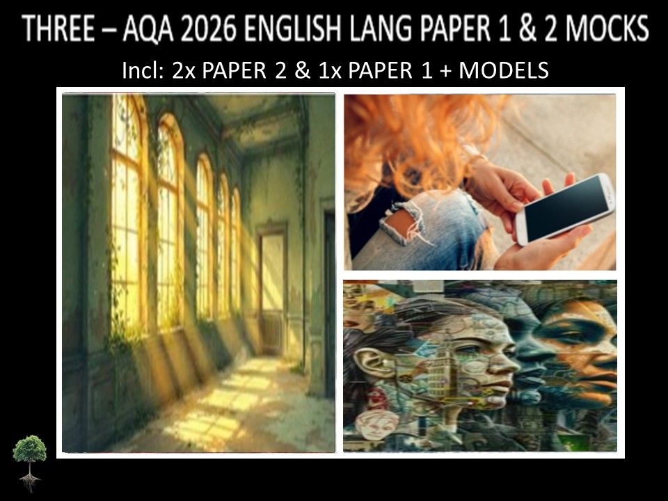 THREE - AQA PAPER 1 & 2 | 2026 FULL MOCKS | MODELS
