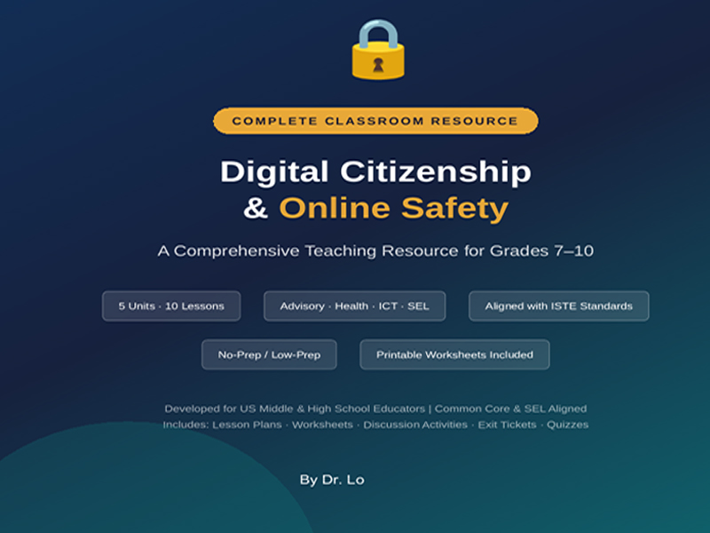 Digital Citizenship & Online Safety for Grades 7–10