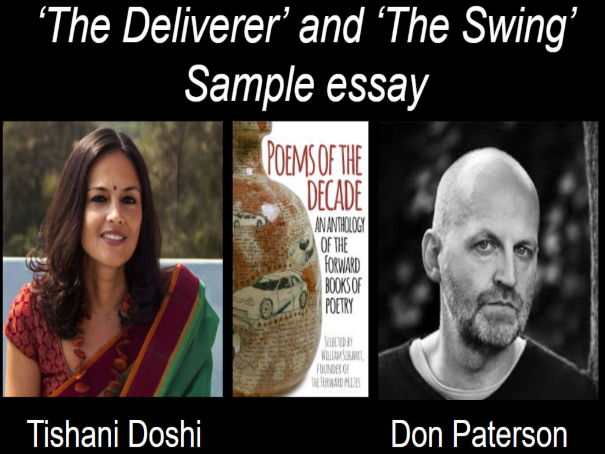 Sample essay: The Deliver & The Swing (Poems of the Decade)