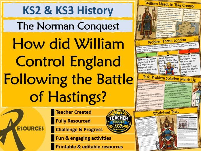 William the Conqueror - Challenges after Battle of Hastings 1066 - Norman Conquest