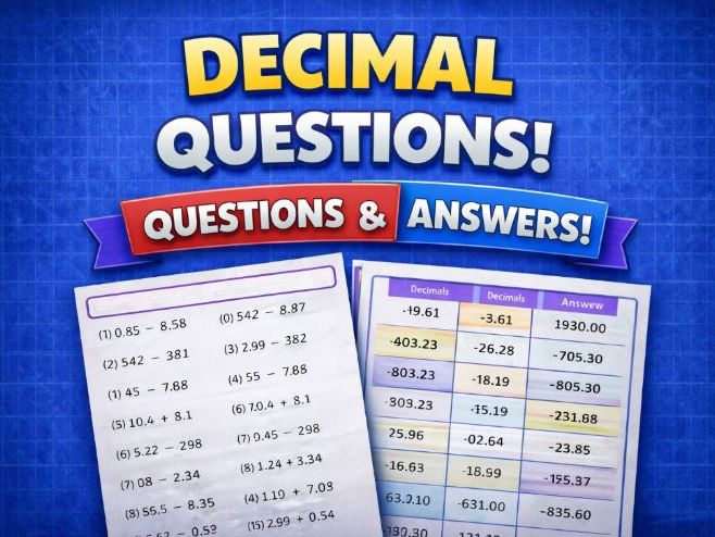 4 in a Row - Decimals L02 (Easy Subtract)