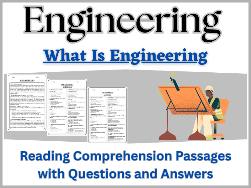 Engineering: Reading Comprehension – Fun, Interactive & Ready-to-Print