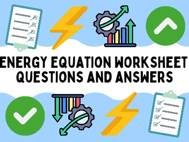 Energy calculations worksheet bundle