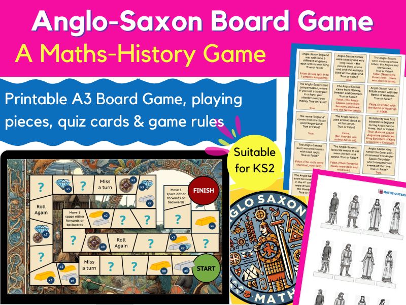 Anglo-Saxon Board Game for KS2
