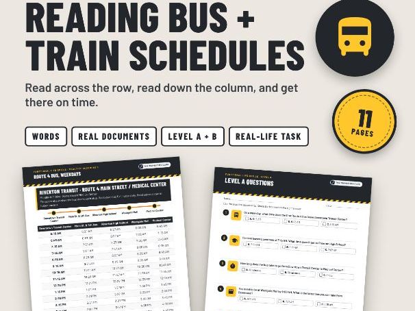Reading Bus and Train Timetables: Times, Days and Fares for SEND and Post-16
