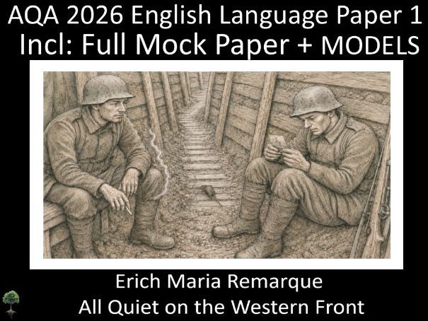 One AQA 2026 GCSE English Language Paper 1 Mock | Models (Rem)