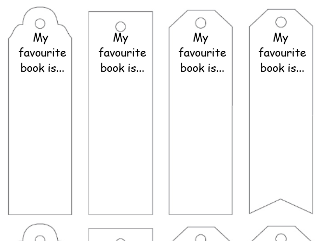 My favourite book is...(bookmark)