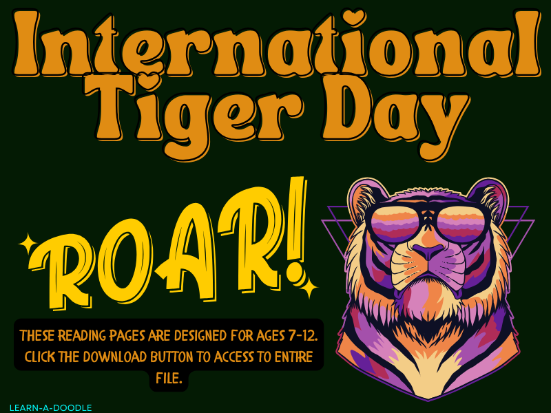 International Tiger Day for Kids: A Guide to Saving Tigers and Their Habitats