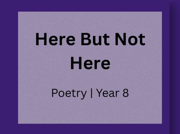 Escape — Analytical Writing Lesson | Attention and Perspective | Year 8 (KS3)