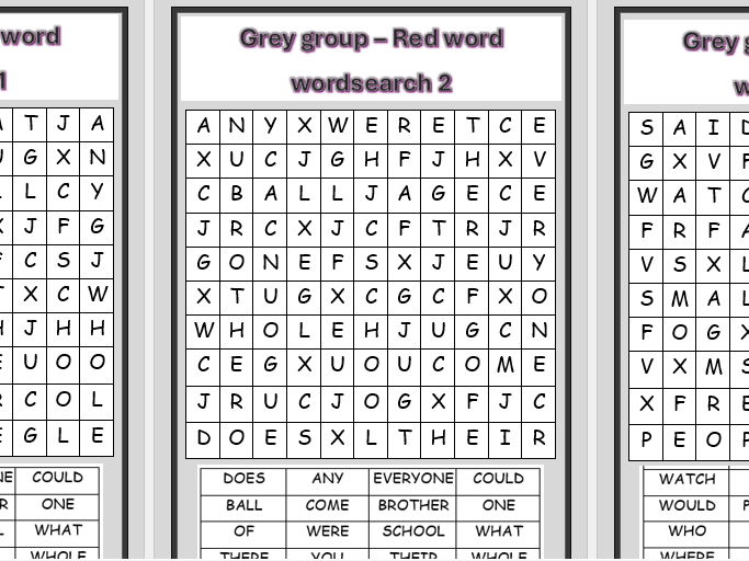 RWI grey group wordsearch (red words)