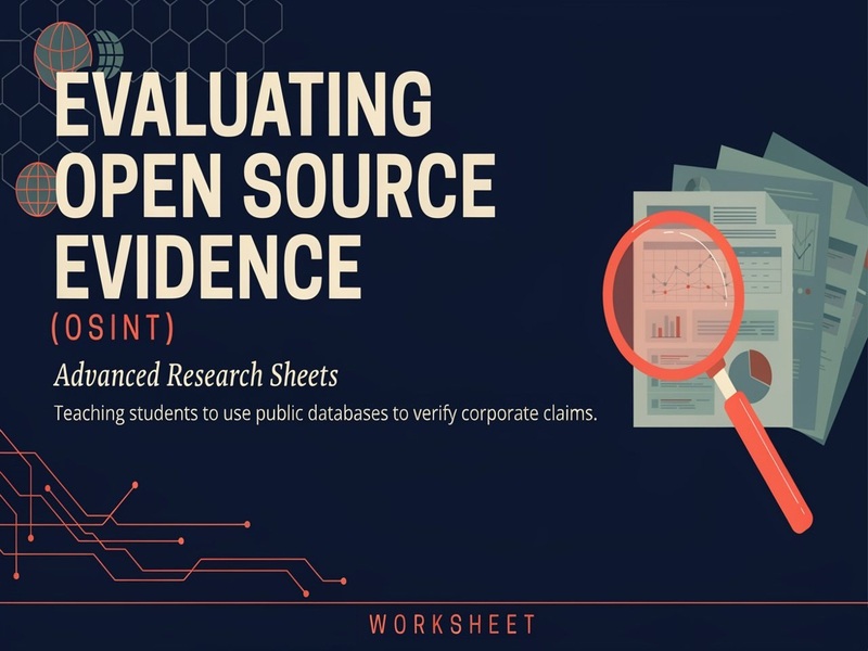 Evaluating Open Source Evidence (OSINT)