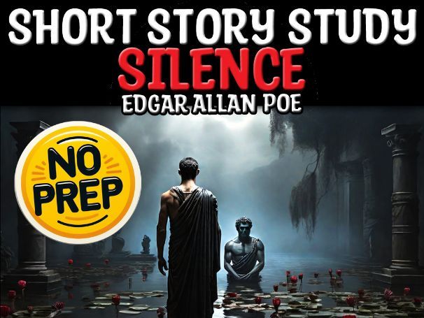 Silence by Edgar Allan Poe | Gothic Literature Q&A Analysis Sub Plan