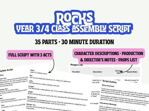 LKS2 Rocks Assembly Script