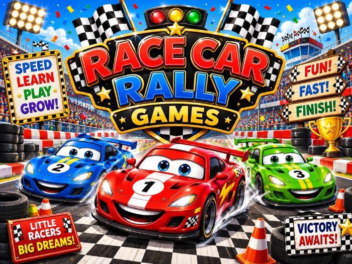 Race Car Math Games & Centers | Numbers 1–20 Counting Activities | Preschool–1st Grade