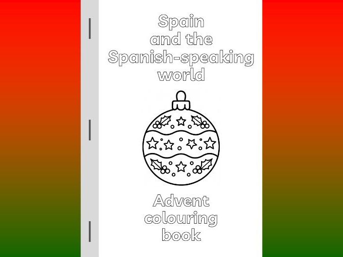 Advent colouring book: Spanish and the Spanish-speaking world