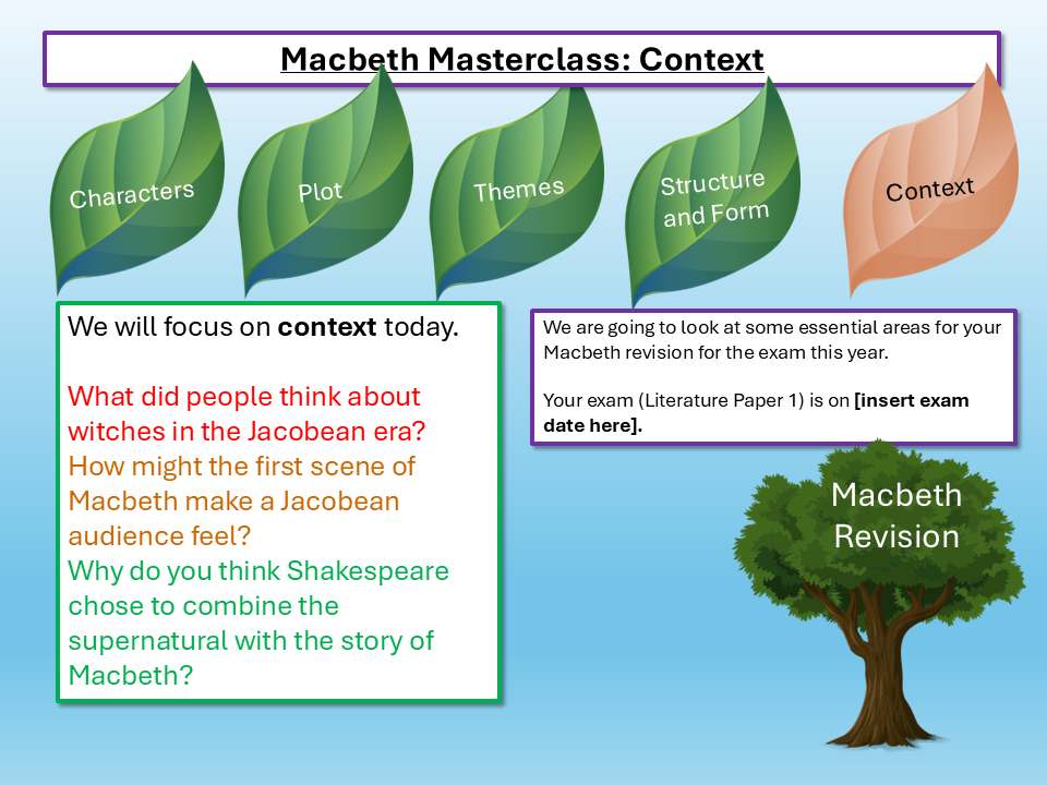 Macbeth Revision 2027