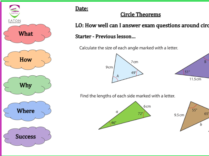 Circle Theorems