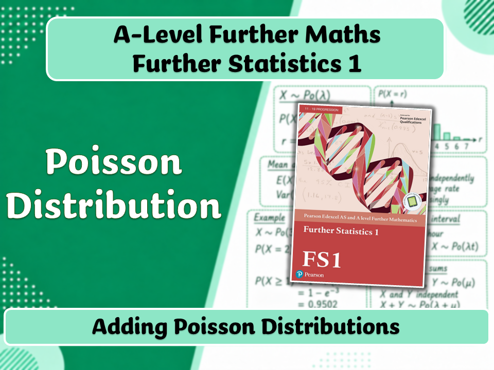 A-Level Further Maths | FS1 | Adding Poisson Distributions
