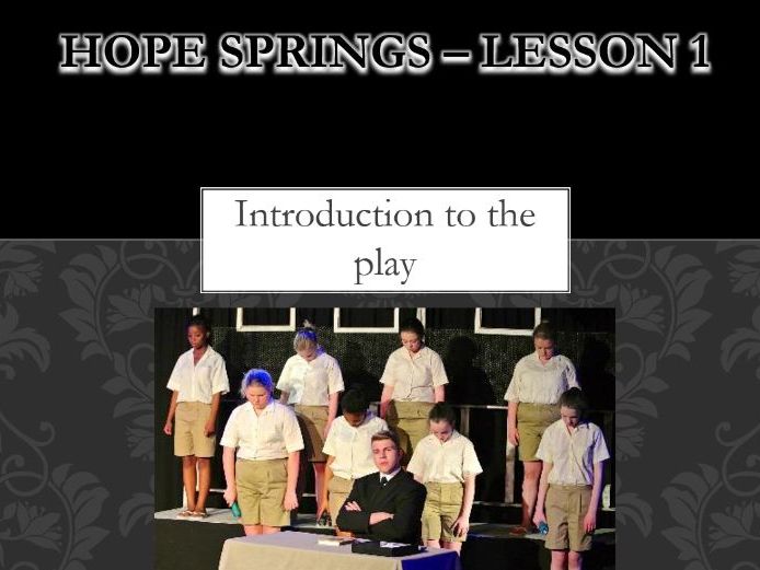 Hope Springs Scheme of Work