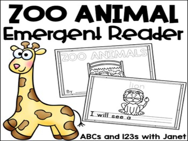 Zoo Animal Emergent Reader