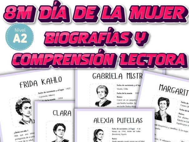 International Women’s Day 8M Spanish Reading Comprehension | A2-B1 Activities