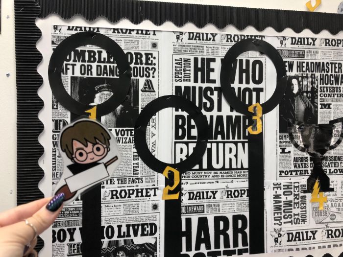 Harry Potter Reading display