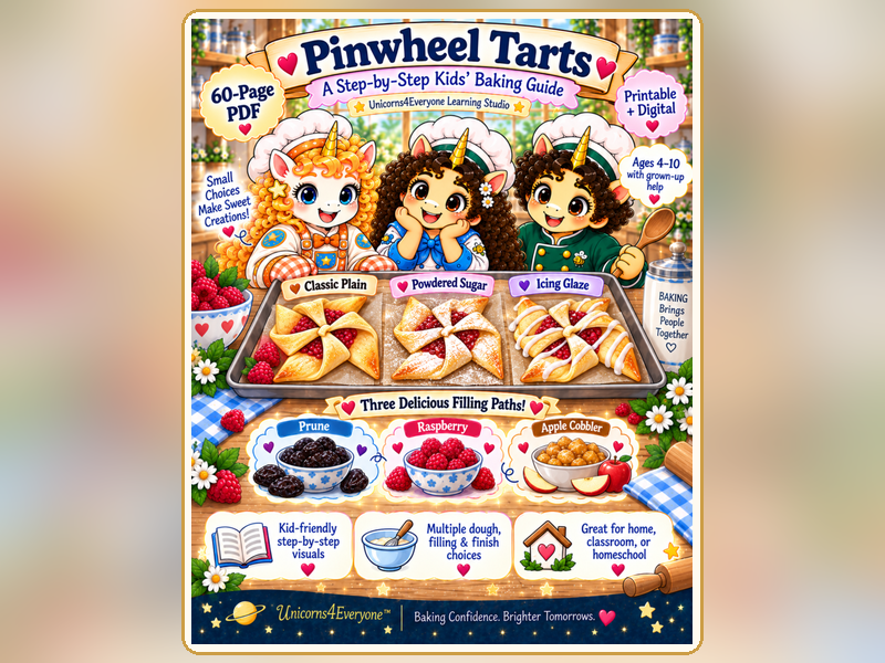 Pinwheel Tarts Baking Activity | 60-Page Illustrated Cooking & Life Skills Resource