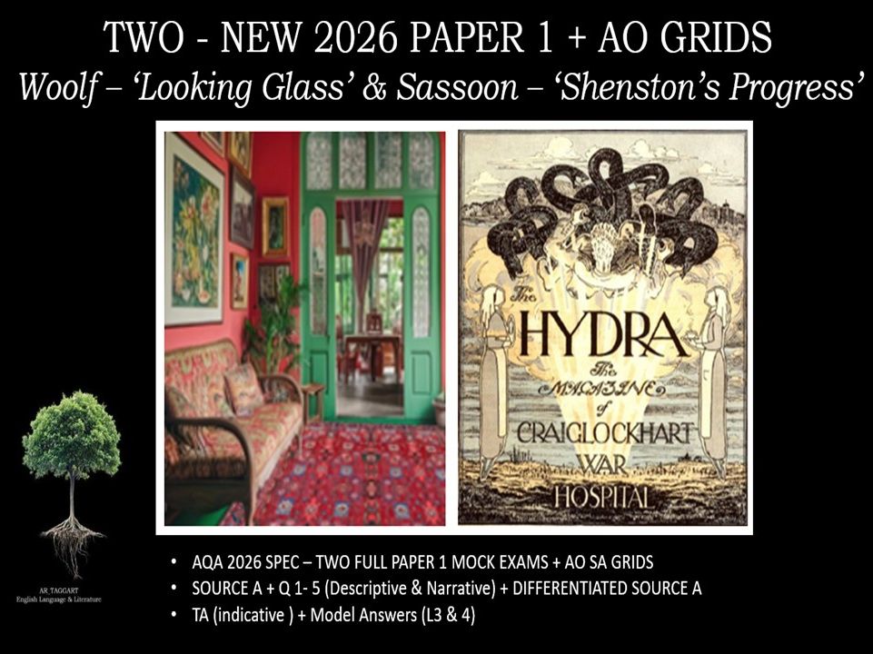 WOOLF & SASSOON - TWO PAPER 1 | 2026 FULL MOCKS | AO GRIDS