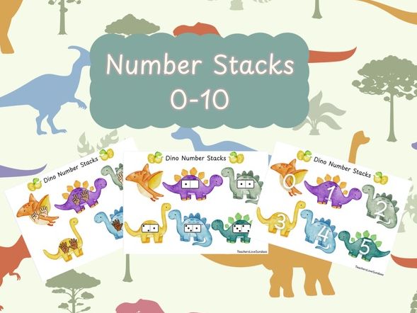 Dinosaur Number Stacks (0-10)