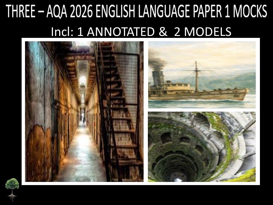 THREE - AQA PAPER 1 | 2026 FULL MOCKS | ANNOTATED | MODELS