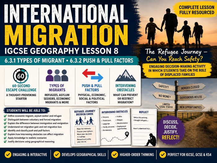 International Migration - IGCSE Geography - First Exam May 2027