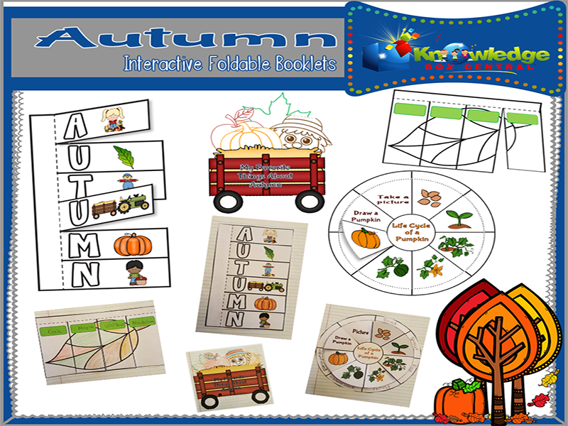 Autumn Interactive Foldable Booklets | Teaching Resources