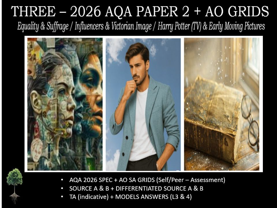 THREE - AQA PAPER 2 | 2026 FULL MOCKS | AO GRIDS