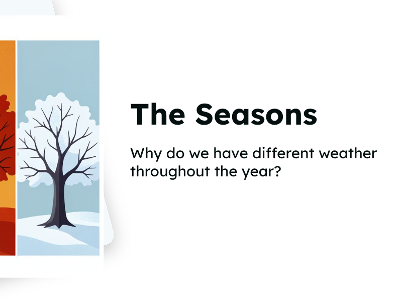 KS3 Space - The Seasons (PPT & Worksheet)