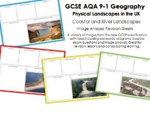 AQA Geography Rivers and Coasts Revision Sheets - Image Analysis