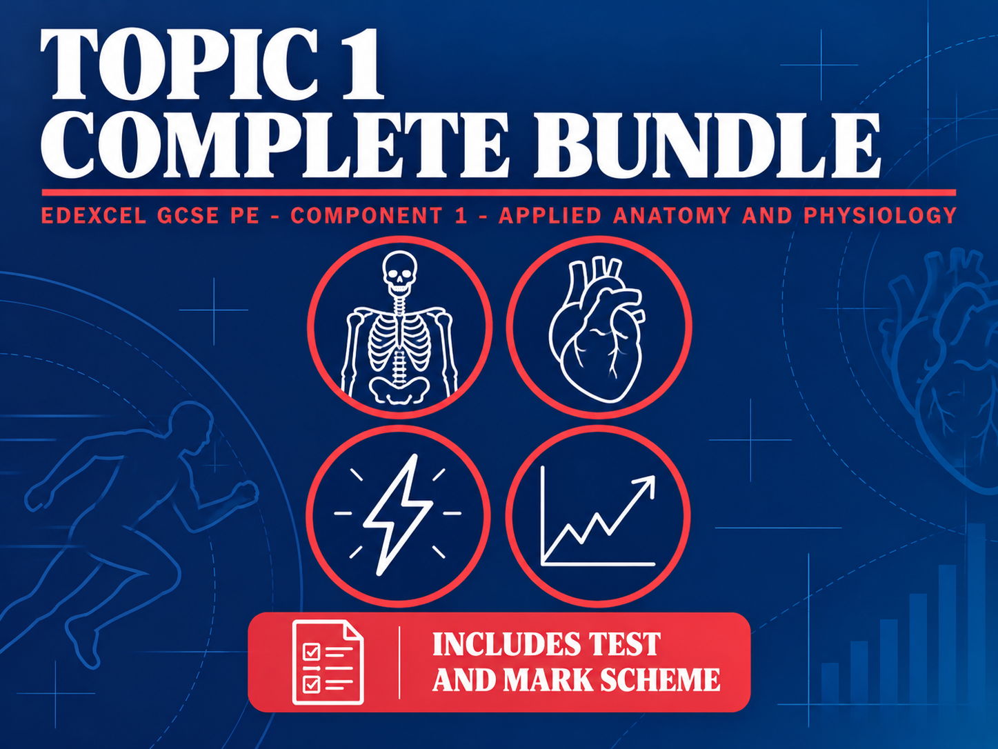 Edexcel GCSE PE Topic 1 Bundle: Applied Anatomy and Physiology