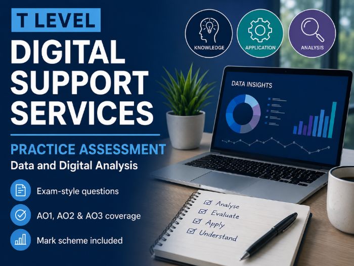 T-Level Core Paper Digital (Data and Digital Analysis) Exam Practice