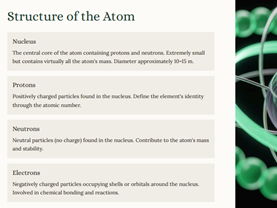 AS Level Chemistry - 1.1 Particles in the atom and atomic radius